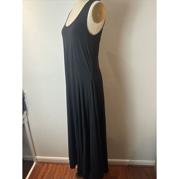 textile elizabeth and james, back sleeveless maxi dress, long, size large - Picture 3 of 6